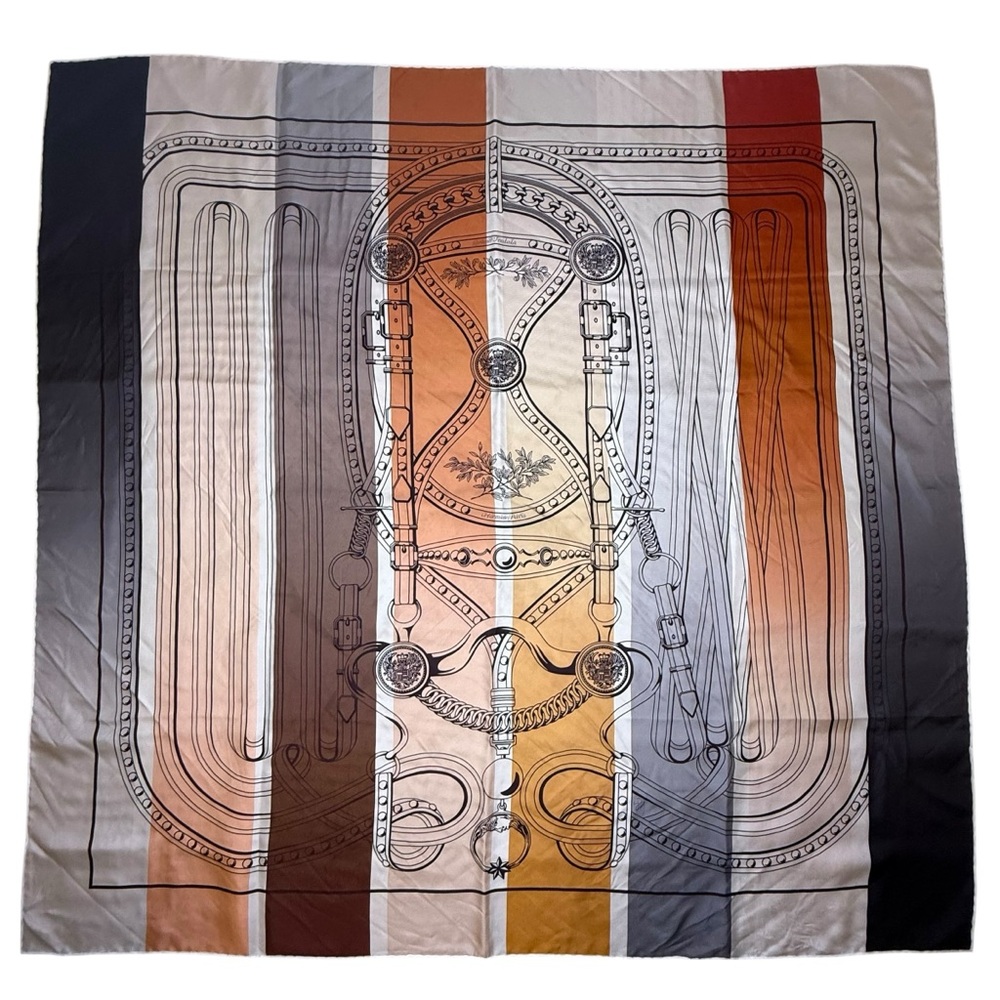 Hermes Grand tralala double face scarf 90